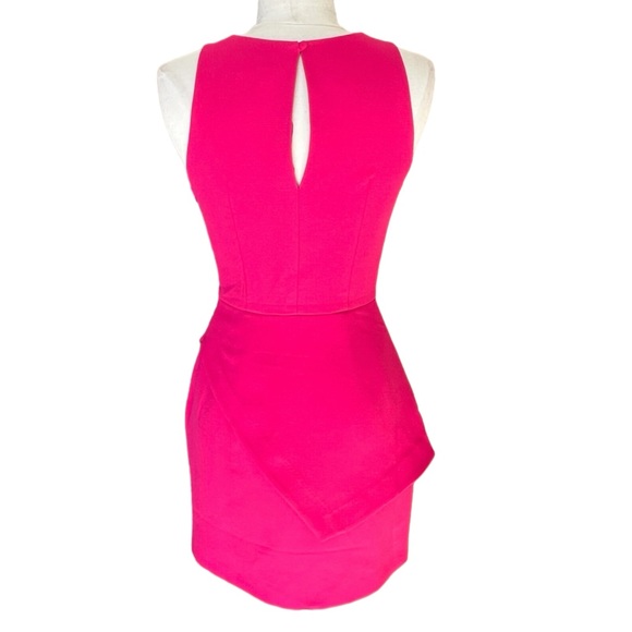 KEEPSAKE THE LABEL SLEEVELESS DRESS FUCHSIA SIZE SMALL LINED - Picture 3 of 10